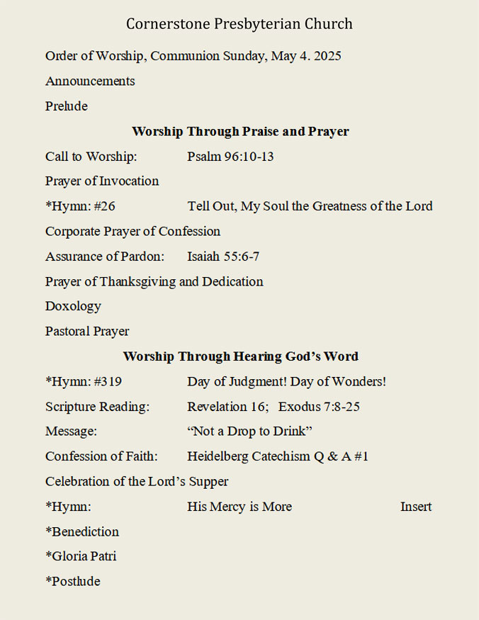 Weekly Bulletin