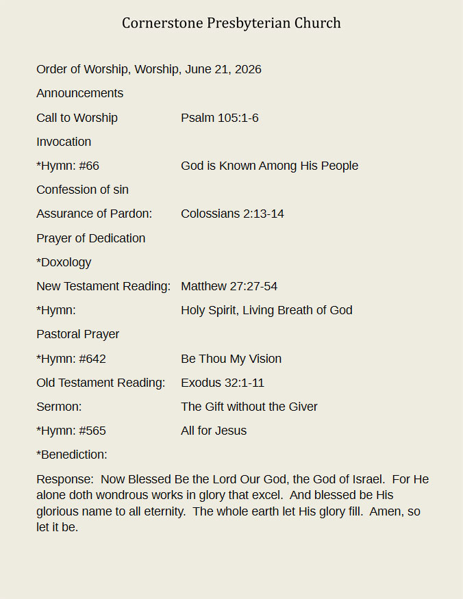 Weekly Bulletin