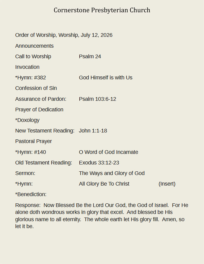 Weekly Bulletin